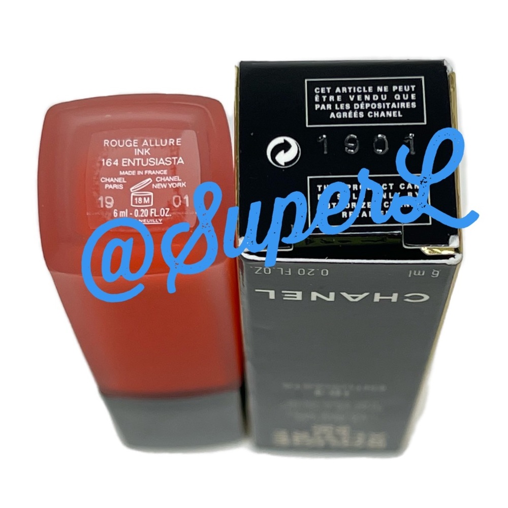 NEW CHANEL ROUGE ALLURE INK Matte Liquid Lip Colour Lipstick 164 Entusiasta Red - Picture 6 of 8